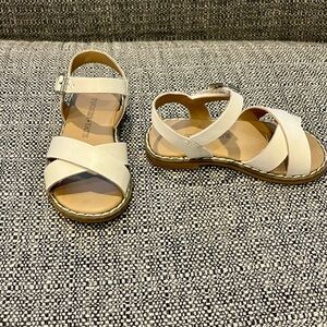 Toddler size 5 White Strappy Sandals